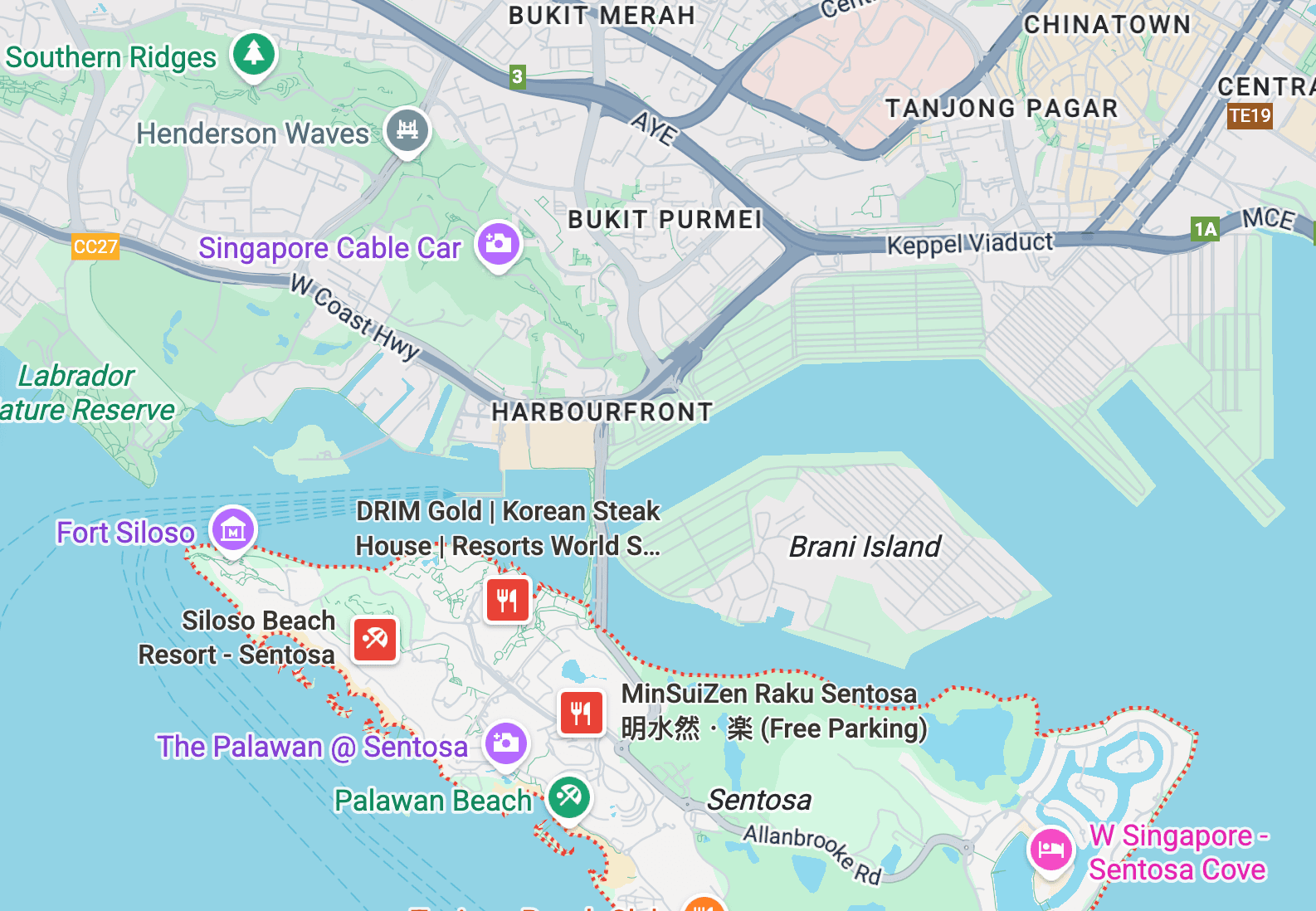 Brewery location map